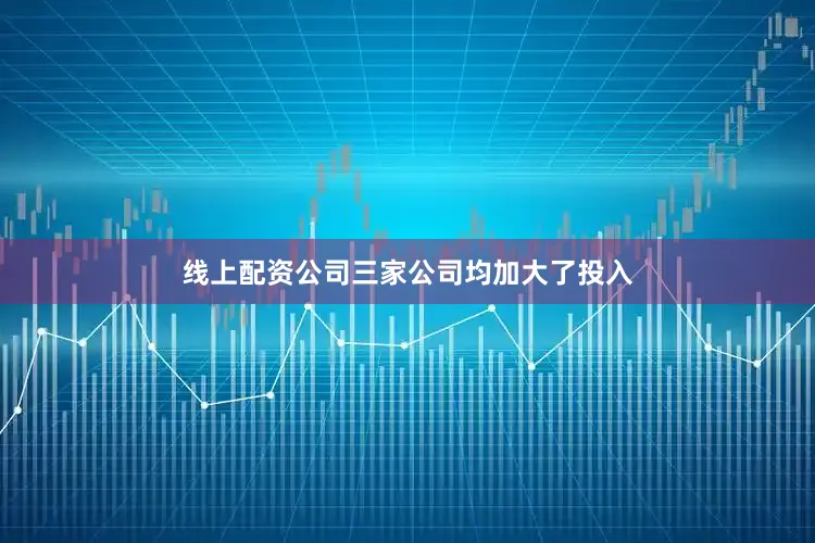 线上配资公司三家公司均加大了投入